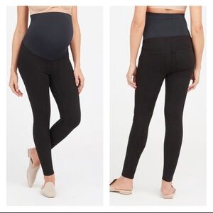 SPANX Mama Maternity Jean-ish Ankle Leggings XS Black NWT